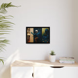 54 Mondays™ Project | Out Sight Out of Mind Out of Love – Beverly Hills Edition | Cosmic Noir Triptych | Limited Gold Max Fuega™ Signature | FSC-Certified Framed Matte Canvas