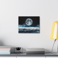 Buy Martian Merch ™ | Space City HTX MJM | Atmospheric Moon Premium Gallery Wrap (Various Sizes)