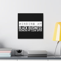 Buy Martian Merch ™ |  Fit Goddess Tribe ™ | Minding My Black Business... Premium Squared Gallery Wrap