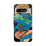 Indigenous Blue Google Pixel Tough Cases – Artistic Protective Covers | Fits Pixel 3 to Pixel 9 Pro | Licensed Design by Quuban Quinterro™