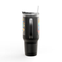 Indigenous Blue Limited Edition 40oz Tumbler – Hand-Signed Stainless Steel Mug with Certificate of Authenticity | Double-Wall Insulated, Cupholder Friendly, Only 100 Made