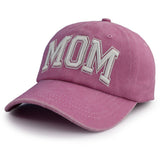 Pink Mama Baseball Cap For Women, Adjustable Embroidered Wash Cotton Baseball Cap
