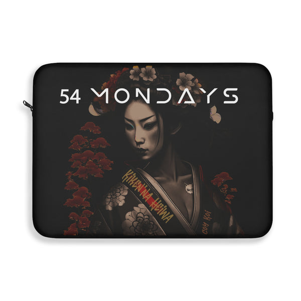 54 Mondays Project | Kiken'na Heiwa Coy Koi (Black) Laptop Sleeve