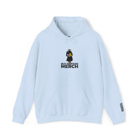 Buy Martian Merch™ Gothalina Hoodie – Embroidered Gold Martian Head | Unisex Pullover in White, Ash, Light Pink, or Light Blue