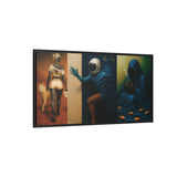 54 Mondays™ Project | Out Sight Out of Mind Out of Love – Beverly Hills Edition | Cosmic Noir Triptych | Limited Gold Max Fuega™ Signature | FSC-Certified Framed Matte Canvas