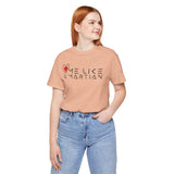 Love Me Like a Martian™ T-Shirt – Unisex Jersey Graphic Tee | Logic & Love Collection