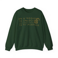 54 Mondays™ Project | M633™ Unlock The Cheat Codes To My Purpose Unisex Sweatshirt | Various Colors (Sizes S - 3XL)