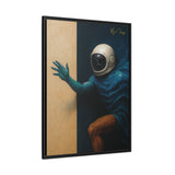 54 Mondays™ Project | Taffy Tidewater – Beverly Hills Edition | AstroHollow Cosmic Noir Wall Art | Limited Gold Max Fuega™ Signature | FSC-Certified Framed Matte Canvas