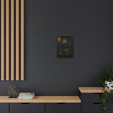 54 Mondays™ Project | Dim Lit Denial Den – Beverly Hills Edition | Cosmic Noir Wall Art | Limited Gold Max Fuega™ Signature | FSC-Certified Framed Matte Canvas