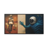 54 Mondays™ Project | Out of Orbit Out of Reach – Beverly Hills Edition | Cosmic Noir Wall Art | Limited Gold Max Fuega™ Signature | FSC-Certified Framed Matte Canvas