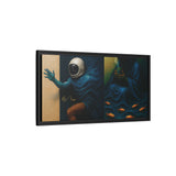 54 Mondays™ Project | Out of Sync Out of Touch – Beverly Hills Edition | Cosmic Noir Wall Art | Limited Gold Max Fuega™ Signature | FSC-Certified Framed Matte Canvas