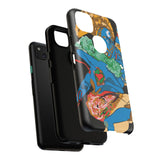 Indigenous Blue Google Pixel Tough Cases – Artistic Protective Covers | Fits Pixel 3 to Pixel 9 Pro | Licensed Design by Quuban Quinterro™