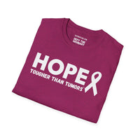 Hope & Strength Pink Ribbon T-Shirt – Breast Cancer Awareness Tee | Unisex Softstyle Shirt for Survivors, Fighters, and Supporters