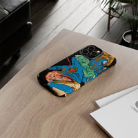 Indigenous Blue iPhone Tough Cases – Artistic Protective Covers | Fits iPhone 8 to iPhone 16 Pro Max | Licensed Design by Quuban Quinterro™