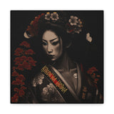 54 Mondays™ Project | Kiken'na Heiwa Coy Koi (Black) Premium Squared Gallery Wrap