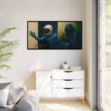 54 Mondays™ Project | Out of Sync Out of Touch – Beverly Hills Edition | Cosmic Noir Wall Art | Limited Gold Max Fuega™ Signature | FSC-Certified Framed Matte Canvas