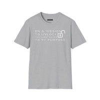 54 Mondays Project | M633™ Unlock The Cheat Codes To My Purpose Unisex T-Shirt | Various Colors (Sizes S - XXXL)