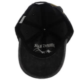 2pcs Camper Accessories Hiking Hair Hats Mountain Trees For Women and Men, Adjustable Embroidered Wash Cotton Unisex Baseball Cap