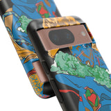 Indigenous Blue Google Pixel Tough Cases – Artistic Protective Covers | Fits Pixel 3 to Pixel 9 Pro | Licensed Design by Quuban Quinterro™