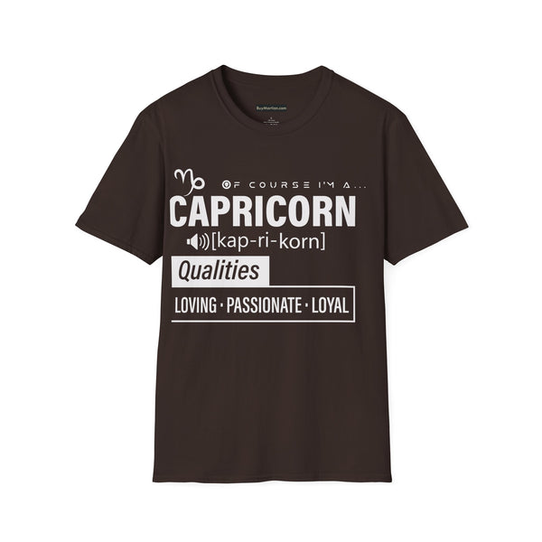 Buy Martian Merch™ | Your Fave Travel Tee | Zodiac Series : Capricorn | (Various Colors) Unisex T-Shirt Sizes S - 3XL
