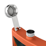 54 Mondays™ Project | Mona Marlowe: The Winged Reckoning – Beverly Hills Edition | Cosmic Noir Fantasy Valkyrie Stainless Steel Flask (6oz)