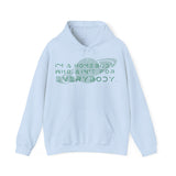 Your Fave Travel Merch | I'm A Homebody Who Ain't For Everybody ™ Unisex Hooded Sweatshirt | Sizes Up To 5X Blue
