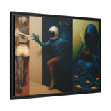 54 Mondays™ Project | Out Sight Out of Mind Out of Love – Beverly Hills Edition | Cosmic Noir Triptych | Limited Gold Max Fuega™ Signature | FSC-Certified Framed Matte Canvas