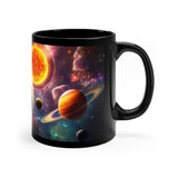 Buy Martian Merch ™ | Solar System Outer Space Galaxy 011 | 11oz Black Mug