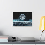 Buy Martian Merch ™ | Space City HTX MJM | Atmospheric Moon Premium Gallery Wrap (Various Sizes)