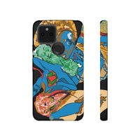 Indigenous Blue Google Pixel Tough Cases – Artistic Protective Covers | Fits Pixel 3 to Pixel 9 Pro | Licensed Design by Quuban Quinterro™
