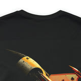 Buy Martian Merch ™ | Planet Mars Steampunk Rocket | My Life Is Dope T-Shirt (Unisex) | (Rocket On Back)