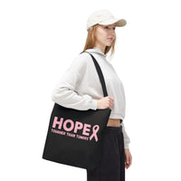 Supportive Breast Cancer Awareness Tote – Double-Sided  “Tougher Than Tumors” + “Queens Don’t Quit” Design | Gift Bag for Survivors, Fighters & Supporters