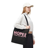 Supportive Breast Cancer Awareness Tote – Double-Sided  “Tougher Than Tumors” + “Queens Don’t Quit” Design | Gift Bag for Survivors, Fighters & Supporters