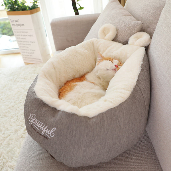 Cat & Dog Bed – Warming Soft Sleeping Bag Cushion for Small Pets | Cozy Puppy & Kitten Nest Various Sizes & Options