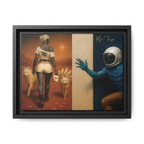 54 Mondays™ Project | Out of Orbit Out of Reach – Beverly Hills Edition | Cosmic Noir Wall Art | Limited Gold Max Fuega™ Signature | FSC-Certified Framed Matte Canvas