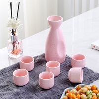 For Wine Lovers | @BuyMartianHome Ancient Style Japanese Ceramic Sake Set | Traditional Single-Cup Spirits Set