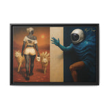 54 Mondays™ Project | Out of Orbit Out of Reach – Beverly Hills Edition | Cosmic Noir Wall Art | Limited Gold Max Fuega™ Signature | FSC-Certified Framed Matte Canvas