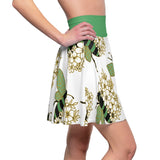 54 Mondays Project™ | Diary of an Evolved Menace™ Women's Skater Skirt | Green Bee & Flowers Only