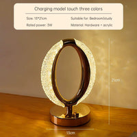 Modern Sophisticated Glamorous Galaxy Touch Night Lights Bedside | Shapes Moon Star Decoration | Exquisite Bedroom Atmosphere