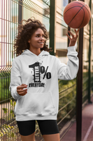 1% Better Everyday™ Limited Edition Ice White Sports Hoodie  | Sizes Up To 5X