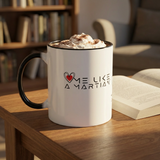 Love Me Like a Martian™ Magic Mug – 11oz Heat Reactive Coffee Cup | Logic & Love Collection