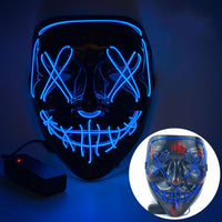 Your Fave Cosplay Merch | @BuyMartian 3-Mode LED Light Up Glow & Go Purge "Stitches" Neon Halloween Mask Costume (3 Options)