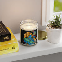 Indigenous Blue Candle – 9oz Coconut Apricot Wax withUp To  20hr Burn | Relaxing Gift for Home, Decor & Self-Care Moments