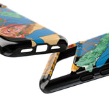 Indigenous Blue Google Pixel Tough Cases – Artistic Protective Covers | Fits Pixel 3 to Pixel 9 Pro | Licensed Design by Quuban Quinterro™