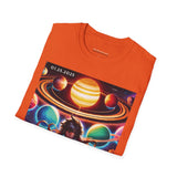 54 Mondays Project™ | @MaxGardenGalax | @BuyMartianHome Planetary Parade 01.25.25 Unisex Softstyle T-Shirt | Leo