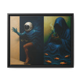 54 Mondays™ Project | Out of Sync Out of Touch – Beverly Hills Edition | Cosmic Noir Wall Art | Limited Gold Max Fuega™ Signature | FSC-Certified Framed Matte Canvas