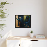 54 Mondays™ Project | Out of Sync Out of Touch – Beverly Hills Edition | Cosmic Noir Wall Art | Limited Gold Max Fuega™ Signature | FSC-Certified Framed Matte Canvas