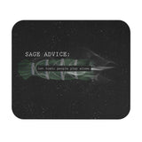 Your Fave Travel Merch | Sage Advice "Let Toxic People..." Rectangle Mouse Pad