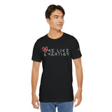 Love Me Like a Martian™ T-Shirt – Unisex Jersey Graphic Tee | Logic & Love Collection