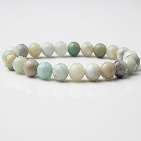 @BuyMartianJewelry New Unisex Stretch Fit Bracelet @MaxGardenGalax Natural Healing Energy | Polished Gemstone Beads | Bulk Pricing for 8mm Size (2Pc & 4 Pc)